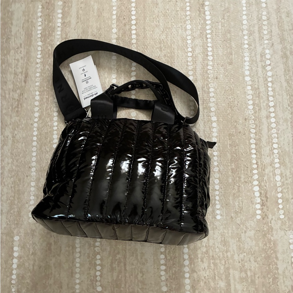 Black Patent Women's Shoulder Bag